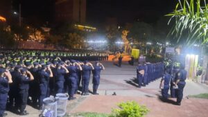 Multitudinaria presencia policial por marcha campesina hoy