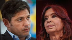 Cristina Kirchner ofrece y controla un vehículo en un tono de campo