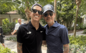 Marc Anthony organizó un torneo de golf con estrellas en Miami