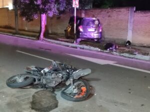 Video: fallece joven militar en violento accidente de tránsito en Asunción