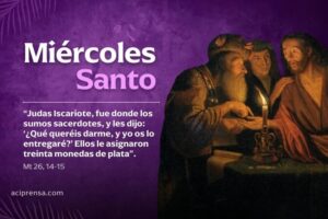 Hoy es Miércoles Santo, conocido como el ‘Día de la Traición’