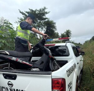 Policía recupera motocicleta robada gracias a rastreo satelital en Pedro Juan Caballero