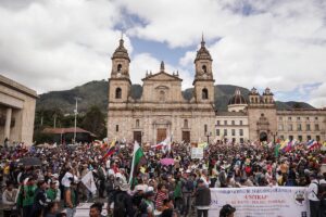1 de mayo Coloes en Colombia, Live | «Aquí estamos, trabajadores, y ganaremos la famosa discusión»
