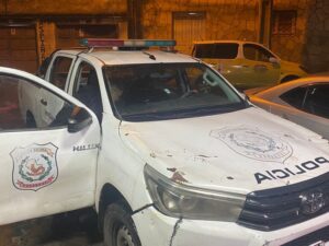 Delincuente dispara contra patrullera tras robo en el centro de Asunción