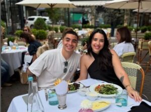 Salidita romántica de Miguel Almirón con su esposa en Atlanta