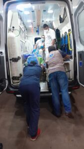 Una mujer sufrió quemaduras en casi todo su cuerpo tras discusión con su pareja