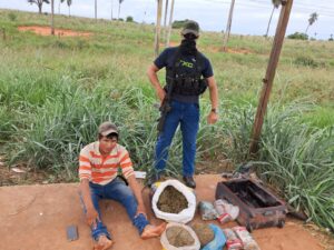 SENAD detiene a un hombre con más de 7 Kilos de marihuana en Cerro Corá