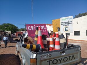 Municipalidad de Pedro Juan Caballero intensifica despeje de veredas en la vía pública