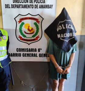 Detenida en Pedro Juan Caballero mujer con dos órdenes de captura