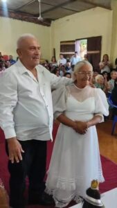 Pedro Juan Caballero: pareja se casa luego de 60 años de convivencia