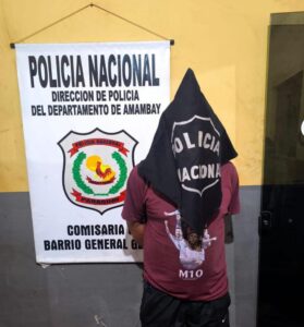 Detienen a individuo con amplio historial delictivo por nuevo hurto domiciliario en Pedro Juan Caballero