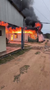 Incendio en comisaría en Filadelfia, Chaco