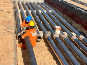 MOPC continúa con soterramiento de la línea eléctrica en la Costanera