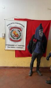 Video: intentó disparar tras discusión y fue reducido por vecinos