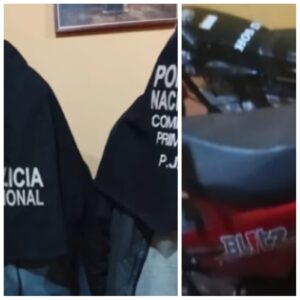 Persecución en Pedro Juan Caballero: Dos detenidos con motocicleta hurtada y otra irregular