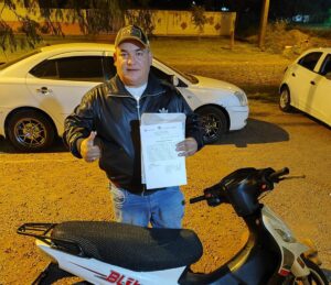 Policía recupera motocicleta hurtada tras persecución en Pedro Juan Caballero