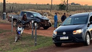 Grave accidente en ruta PY05 deja dos motociclistas heridos en Cerro Corá