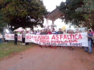 Anuncian manifestación contra planta asfáltica en Capiatá