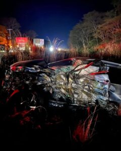 Triple choque en San Pedro dejó un herido y daños materiales