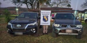 Incautan armas de grueso calibre y dos camionetas en una estancia de Pedro Juan Caballero