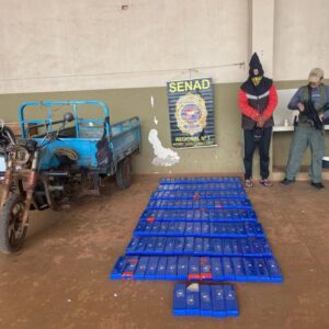 PJC: Detienen a un hombre con 100 kilos de marihuana en un motocarro