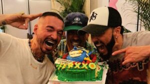 Feid celebró su cumpleaños con J Balvin y Yandel – Estación 40