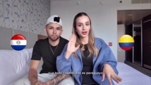 (VIDEO) Julio Enciso y su doñita hicieron un kachiãi juego de palabras