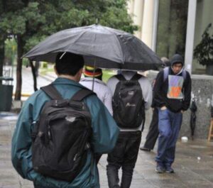 Dos departamentos están en zona de tormentas para esta tarde