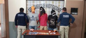 Tres detenidos en Pedro Juan Caballero por posesión de crack