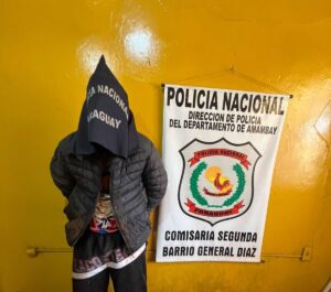 Detienen a hombre tras asaltar a una mujer y recuperar objetos robados en Pedro Juan Caballero