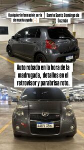Lambaré: le robaron su automóvil y lo usaron para cometer más asaltos