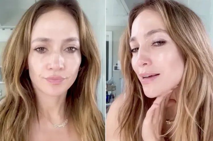 (VIDEO) ¡Así se ve JLo sin maquillaje!