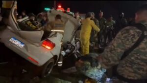 Vuelco deja un fallecido y tres heridos en Pedro Juan Caballero