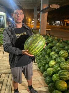 Comerciantes reportan baja venta de sandía