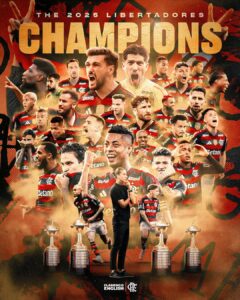 Flamengo es el campeón de la Libertadores 2025 y superó al Olimpia en cantidad de copas