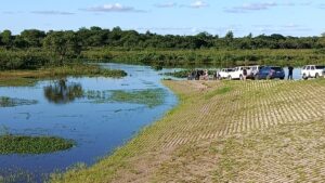 Hallan cadáver en el arroyo Ñeembucú, detrás del Club Deportivo Pilarense