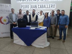 Consejo Local de Salud dona ecógrafo portátil de alta tecnología al Hospital Regional de Pedro Juan Caballero