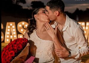 ¡Ja’uta la sopa! ¡Miguel Almirón se puso romántico para pedir matrimonio!